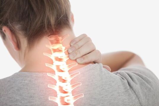 pain in the spine with osteonecrosis