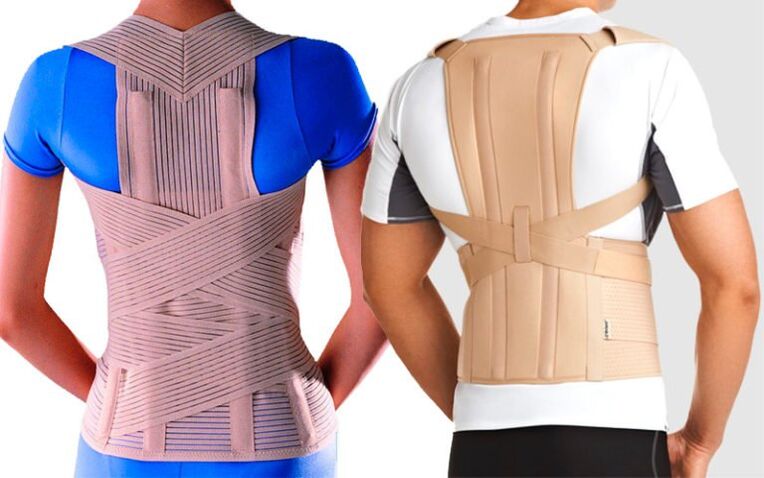 corset to treat shoulder pain