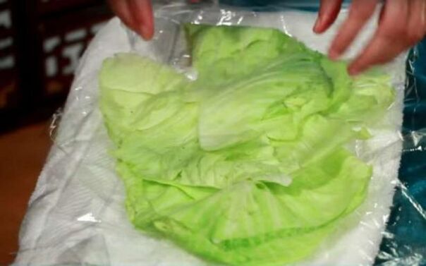 Cabbage compress relieves pain caused by shoulder arthritis