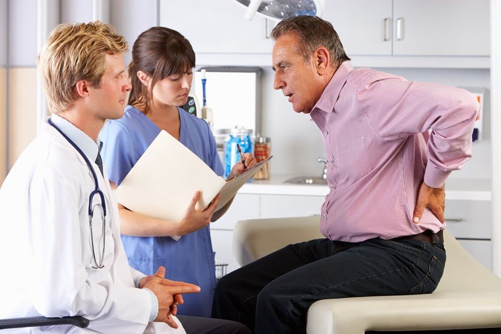 Make an appointment to see a doctor for back pain